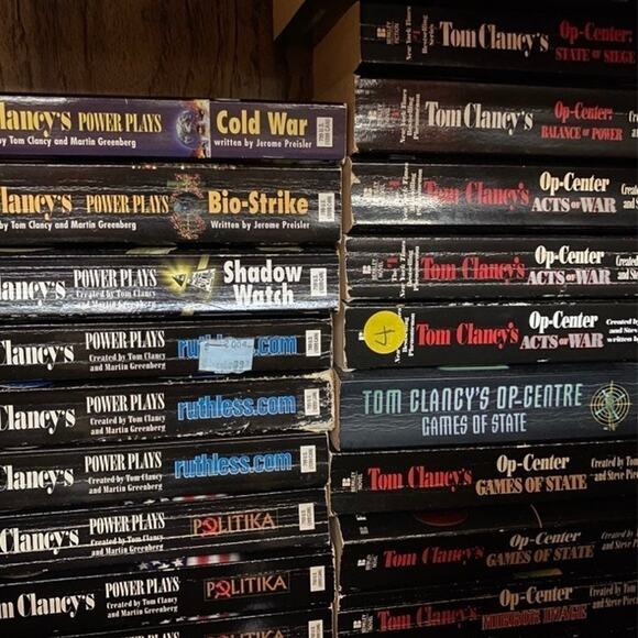 Tom clancy book lot 10 books - Picture 5 of 5